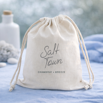 Drawstring bag with &