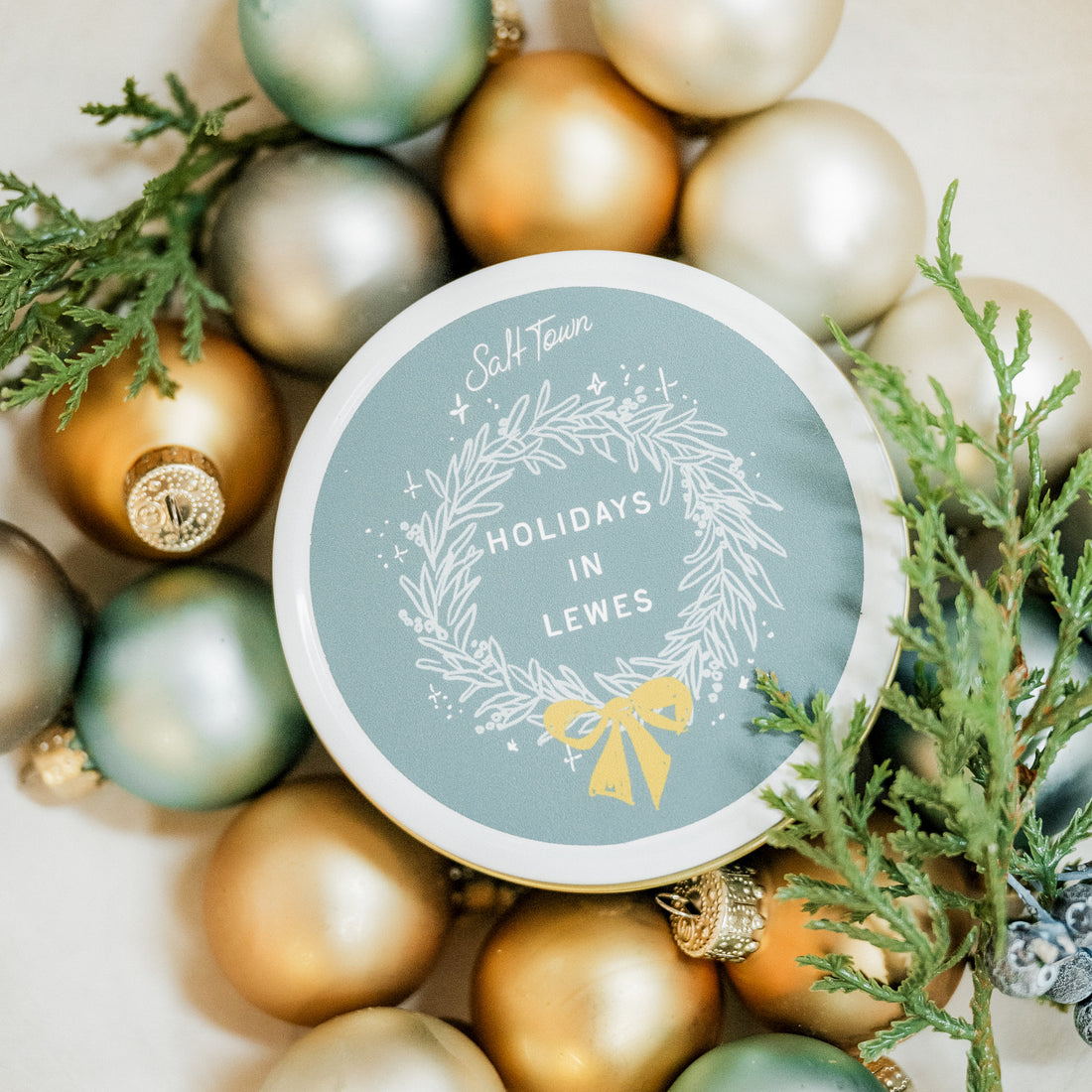 Decorative coaster with &