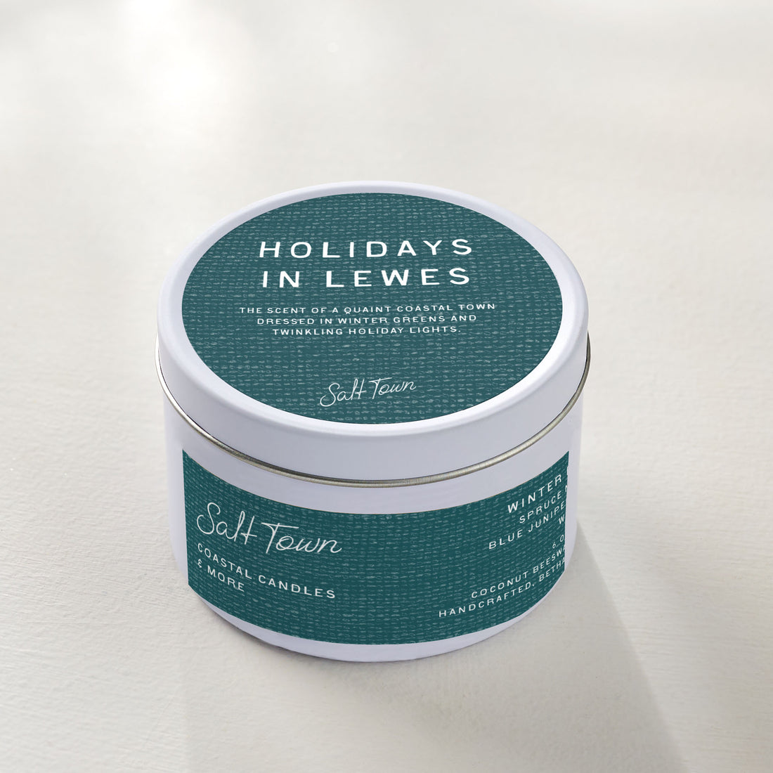 Holidays In Travel Tin Candle